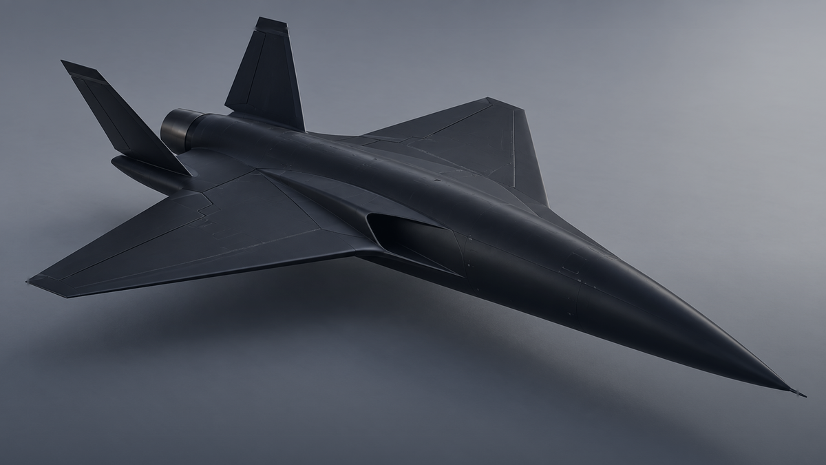 Amogha high-speed jet UAV concept render